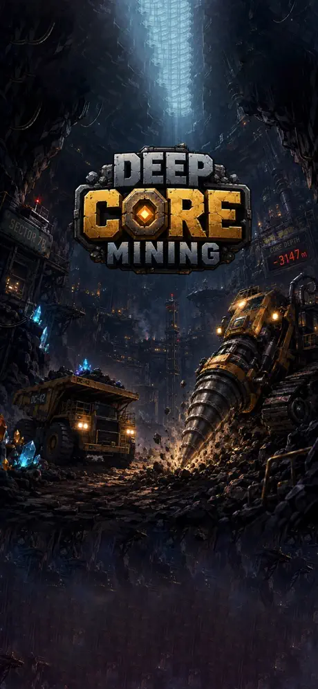 Deep Core Mining Startbildschirm